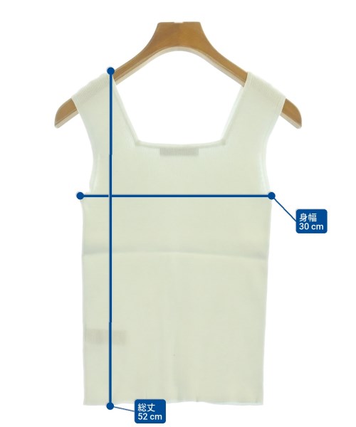 JOURNAL STANDARD relume（ジャーナルスタンダードレリューム）ベスト 白 サイズ:F レディース/2200623658352