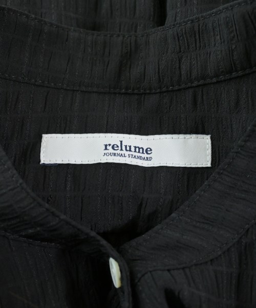 JOURNAL STANDARD relume（ジャーナルスタンダードレリューム）カジュアルシャツ 黒 サイズ:F レディース/2200615276380