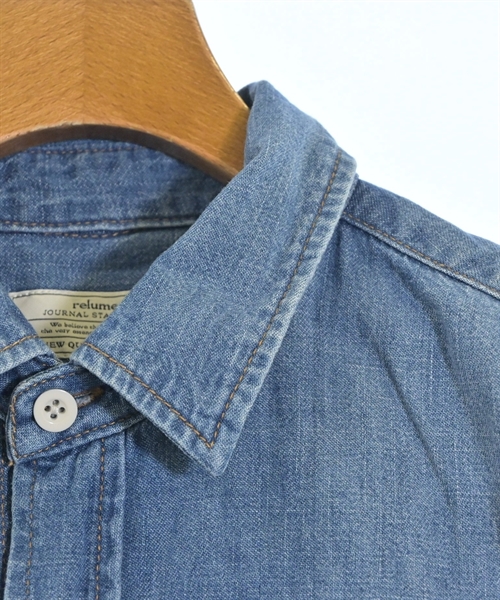 JOURNAL STANDARD relume（ジャーナルスタンダードレリューム）シャツワンピース 青 サイズ:F レディース/2200639016078