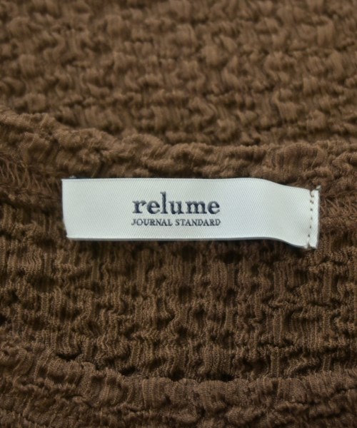 JOURNAL STANDARD relume（ジャーナルスタンダードレリューム）ブラウス 茶 サイズ:F レディース/2200604511072