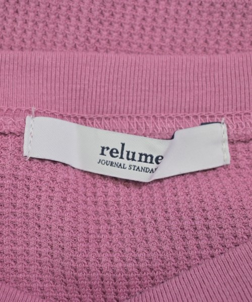 JOURNAL STANDARD relume（ジャーナルスタンダードレリューム）Tシャツ・カットソー ピンク サイズ:F レディース/2200633693107