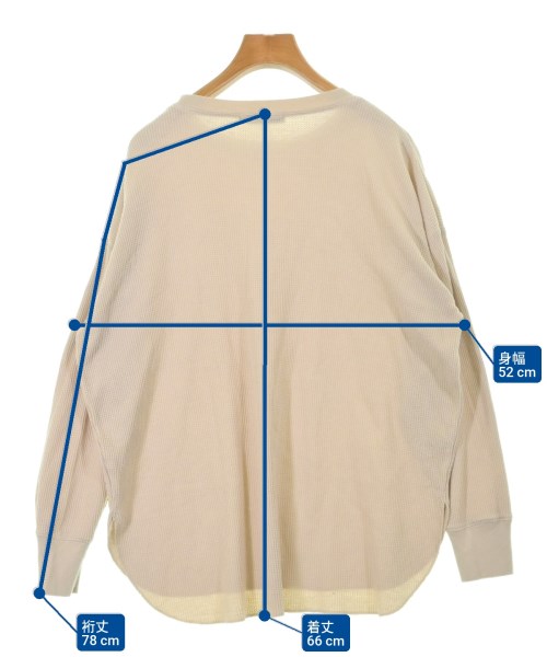 JOURNAL STANDARD relume（ジャーナルスタンダードレリューム）Tシャツ・カットソー ベージュ サイズ:F レディース/2200633693114