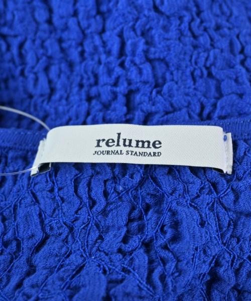 JOURNAL STANDARD relume（ジャーナルスタンダードレリューム）Tシャツ・カットソー 青 サイズ:F レディース/2200636983427