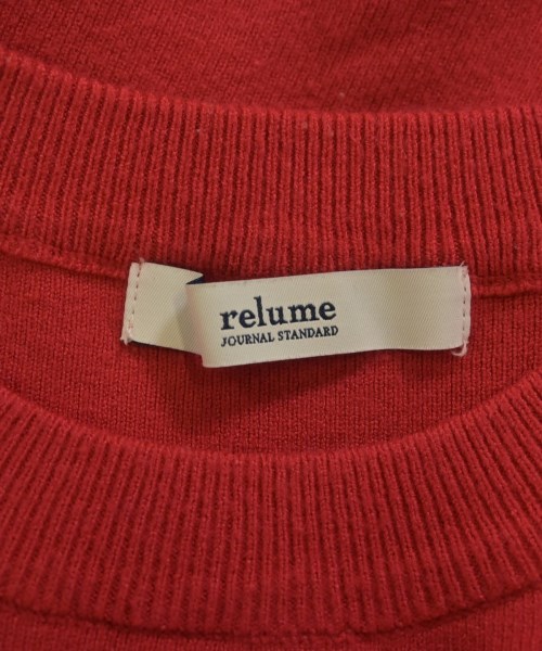 JOURNAL STANDARD relume（ジャーナルスタンダードレリューム）ニット・セーター 赤 サイズ:F レディース/2200623367100