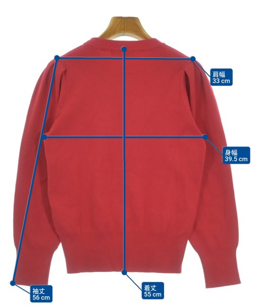 JOURNAL STANDARD relume（ジャーナルスタンダードレリューム）ニット・セーター 赤 サイズ:F レディース/2200623367100