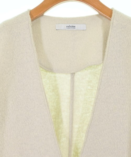 JOURNAL STANDARD relume（ジャーナルスタンダードレリューム）ノーカラージャケット ベージュ サイズ:F レディース/2200633111021