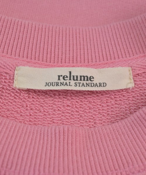 JOURNAL STANDARD relume（ジャーナルスタンダードレリューム）スウェット ピンク サイズ:F レディース/2200637151085