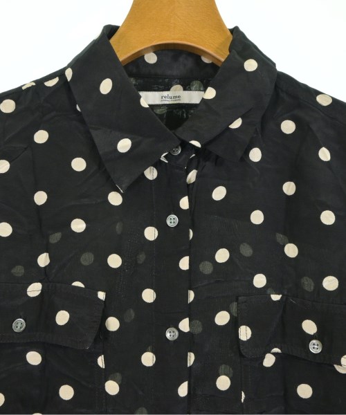 JOURNAL STANDARD relume（ジャーナルスタンダードレリューム）カジュアルシャツ 黒 サイズ:F レディース/2200618660025