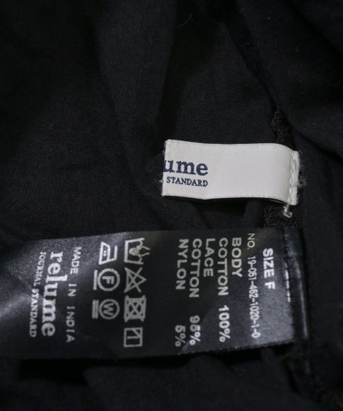 JOURNAL STANDARD relume（ジャーナルスタンダードレリューム）ブラウス 黒 サイズ:F レディース/2200623827178