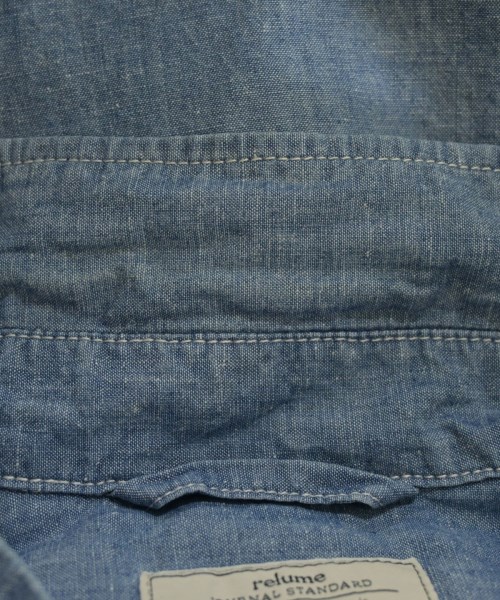 JOURNAL STANDARD relume（ジャーナルスタンダードレリューム）カジュアルシャツ 青 サイズ:F レディース/2200641058011