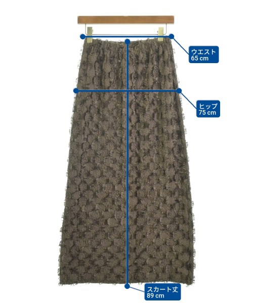 JOURNAL STANDARD relume（ジャーナルスタンダードレリューム）ロング・マキシ丈スカート 茶 サイズ:F レディース/2200612817074
