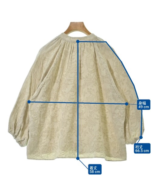 JOURNAL STANDARD relume（ジャーナルスタンダードレリューム）ブラウス ベージュ サイズ:F レディース/2200631252030