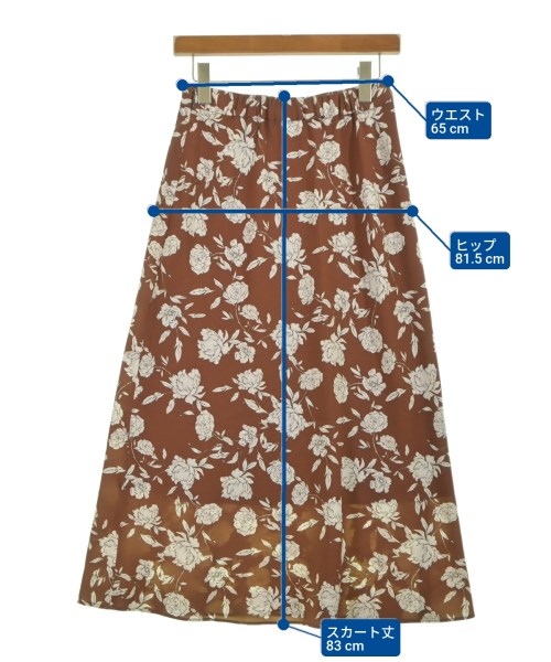 JOURNAL STANDARD relume（ジャーナルスタンダードレリューム）ロング・マキシ丈スカート 茶 サイズ:F レディース/2200635719027