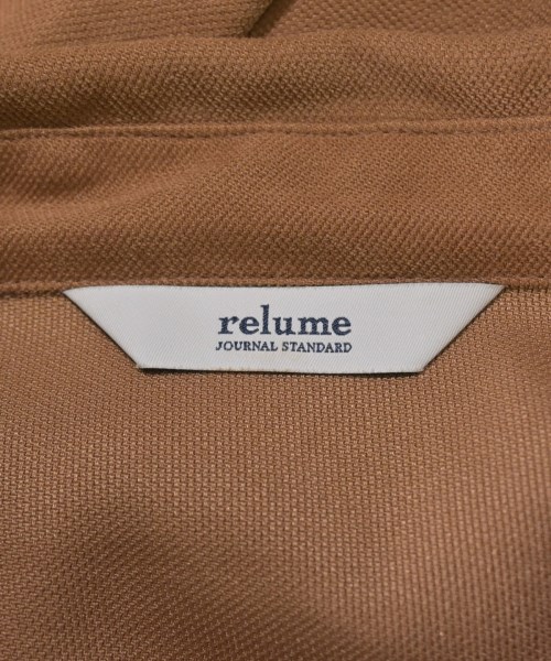 JOURNAL STANDARD relume（ジャーナルスタンダードレリューム）カジュアルシャツ 茶 サイズ:F レディース/2200641574252