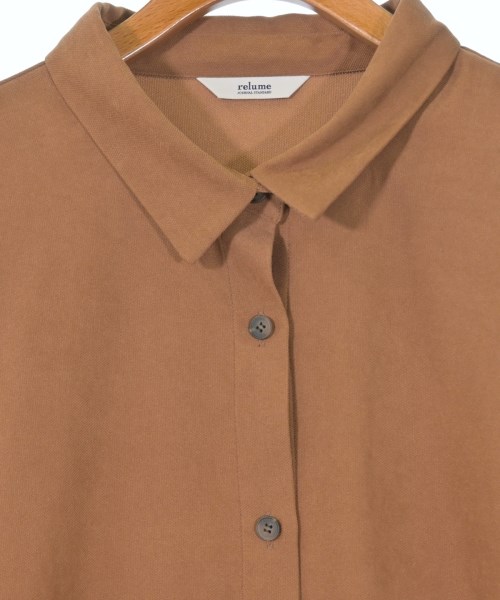 JOURNAL STANDARD relume（ジャーナルスタンダードレリューム）カジュアルシャツ 茶 サイズ:F レディース/2200641574252