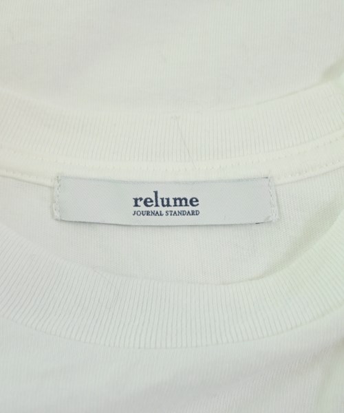JOURNAL STANDARD relume（ジャーナルスタンダードレリューム）Tシャツ・カットソー 白 サイズ:F レディース/2200642241016