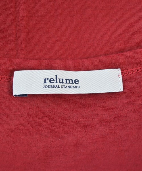 JOURNAL STANDARD relume（ジャーナルスタンダードレリューム）Tシャツ・カットソー 赤 サイズ:F レディース/2200631555032