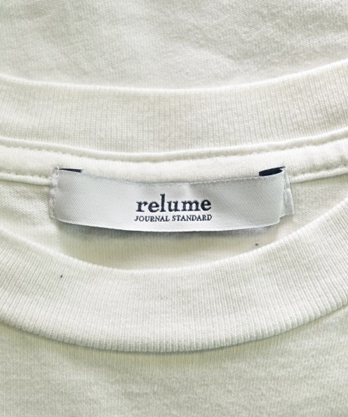 JOURNAL STANDARD relume（ジャーナルスタンダードレリューム）Tシャツ・カットソー 白 サイズ:F レディース/2200632933082