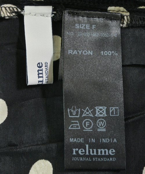 JOURNAL STANDARD relume（ジャーナルスタンダードレリューム）ブラウス 黒 サイズ:F レディース/2200637060134