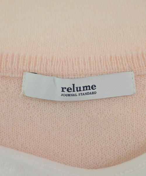 JOURNAL STANDARD relume（ジャーナルスタンダードレリューム）ニット・セーター ピンク サイズ:F レディース/2200643675025