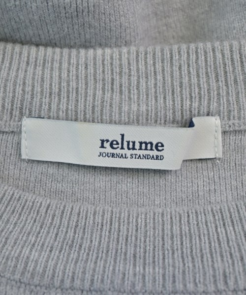 JOURNAL STANDARD relume（ジャーナルスタンダードレリューム）ニット・セーター グレー サイズ:F レディース/2200632109081