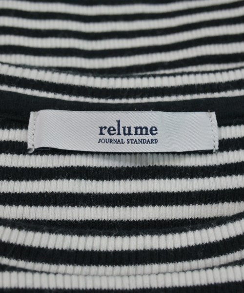 JOURNAL STANDARD relume（ジャーナルスタンダードレリューム）Tシャツ・カットソー 黒 サイズ:F レディース/2200633254032