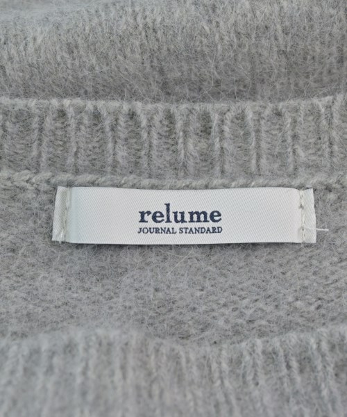 JOURNAL STANDARD relume（ジャーナルスタンダードレリューム）ニット・セーター グレー サイズ:F レディース/2200633295035