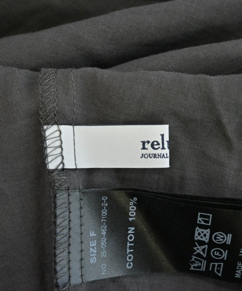 JOURNAL STANDARD relume（ジャーナルスタンダードレリューム）カジュアルシャツ グレー サイズ:F レディース/2200629562103