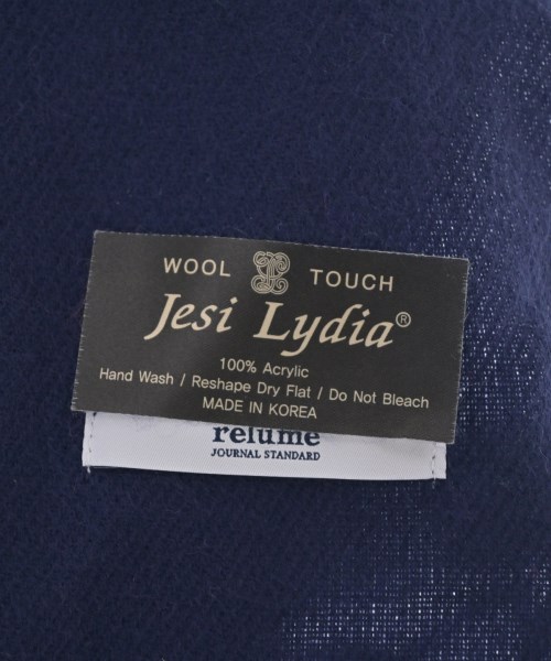 JOURNAL STANDARD relume（ジャーナルスタンダードレリューム）マフラー 紺 サイズ:F レディース/2200629562240