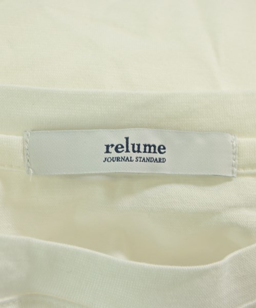 JOURNAL STANDARD relume（ジャーナルスタンダードレリューム）Tシャツ・カットソー 白 サイズ:F レディース/2200635471062