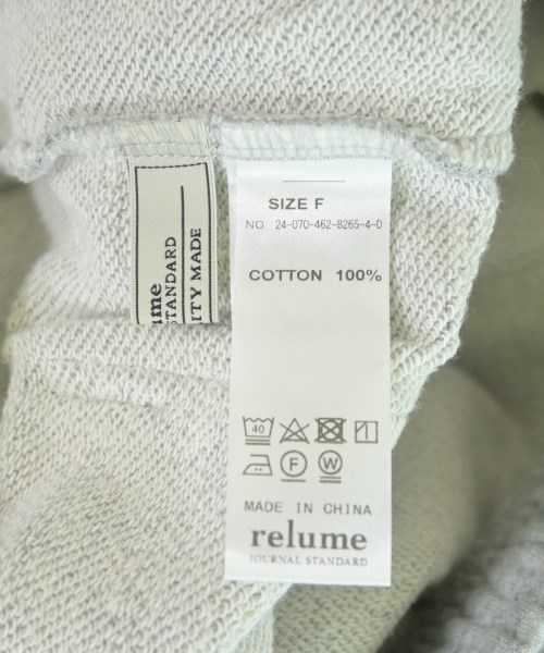 JOURNAL STANDARD relume（ジャーナルスタンダードレリューム）スウェットパンツ グレー サイズ:F レディース/2200610681417