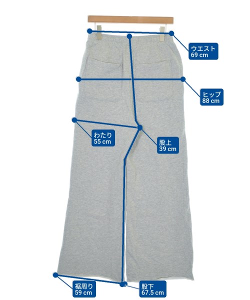 JOURNAL STANDARD relume（ジャーナルスタンダードレリューム）スウェットパンツ グレー サイズ:F レディース/2200610681417