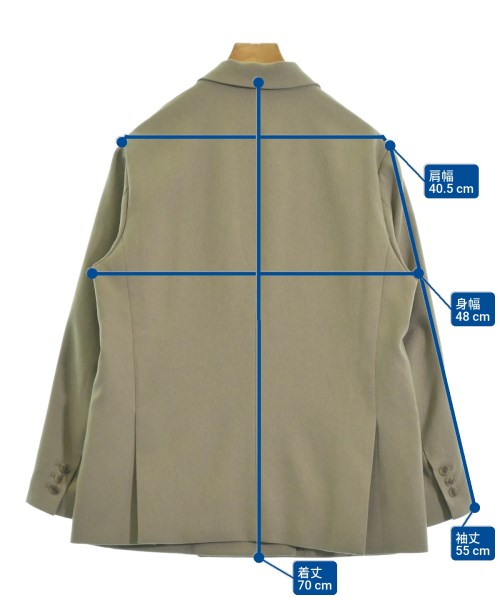 JOURNAL STANDARD relume（ジャーナルスタンダードレリューム）テーラードジャケット カーキ サイズ:36(S位) レディース/2200621539028