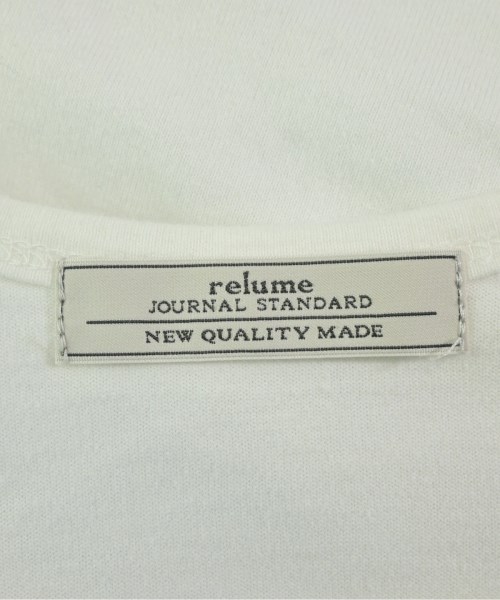 JOURNAL STANDARD relume（ジャーナルスタンダードレリューム）Tシャツ・カットソー 白 サイズ:F レディース/2200621299045