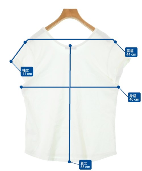 JOURNAL STANDARD relume（ジャーナルスタンダードレリューム）Tシャツ・カットソー 白 サイズ:F レディース/2200621299045
