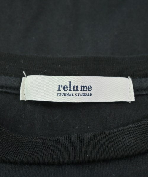 JOURNAL STANDARD relume（ジャーナルスタンダードレリューム）Tシャツ・カットソー 黒 サイズ:F レディース/2200615956107