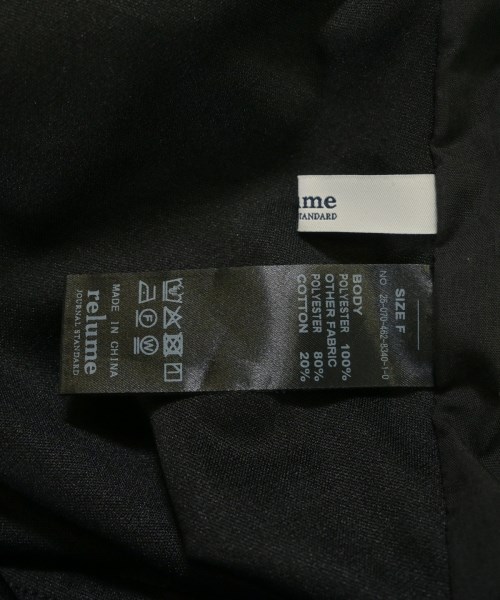JOURNAL STANDARD relume（ジャーナルスタンダードレリューム）オールインワン/サロペット 黒 サイズ:F レディース/2200620323024