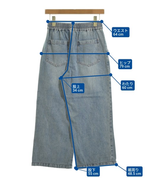 JOURNAL STANDARD relume（ジャーナルスタンダードレリューム）デニムパンツ 青 サイズ:36(S位) レディース/2200623986035