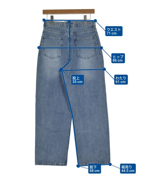 JOURNAL STANDARD relume（ジャーナルスタンダードレリューム）デニムパンツ 青 サイズ:38(M位) レディース/2200619513016