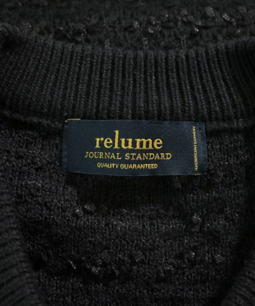 JOURNAL STANDARD relume（ジャーナルスタンダードレリューム）ノーカラージャケット 黒 サイズ:F レディース/2200620745017
