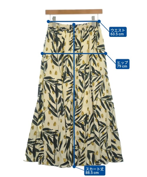 JOURNAL STANDARD relume（ジャーナルスタンダードレリューム）ロング・マキシ丈スカート 白 サイズ:F レディース/2200625168033