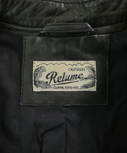 JOURNAL STANDARD relume（ジャーナルスタンダードレリューム）ライダース 黒 サイズ:38(M位) レディース/2200624817031