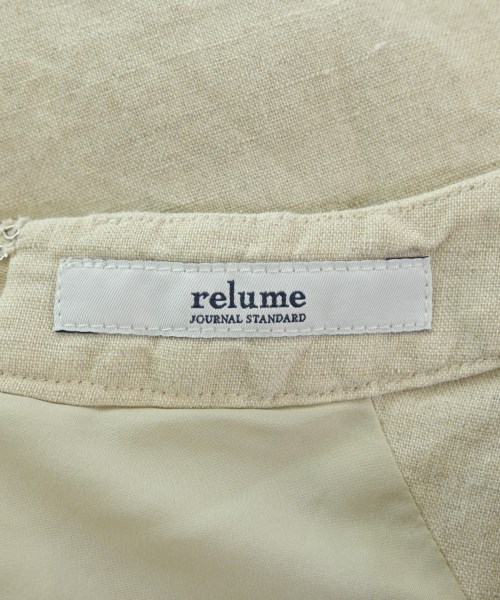 JOURNAL STANDARD relume（ジャーナルスタンダードレリューム）ワンピース ベージュ サイズ:F レディース/2200628874030