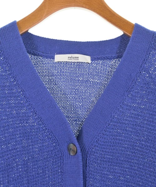JOURNAL STANDARD relume（ジャーナルスタンダードレリューム）カーディガン 青 サイズ:F レディース/2200626084097