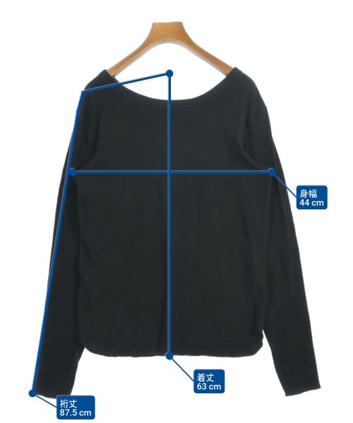 JOURNAL STANDARD relume（ジャーナルスタンダードレリューム）Tシャツ・カットソー 黒 サイズ:F レディース/2200630461082