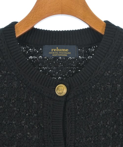 JOURNAL STANDARD relume（ジャーナルスタンダードレリューム）カーディガン 黒 サイズ:F レディース/2200630461099