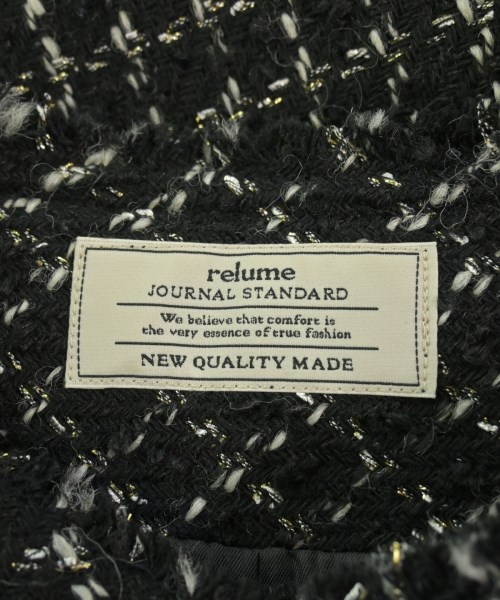 JOURNAL STANDARD relume（ジャーナルスタンダードレリューム）ジャケット 黒 サイズ:F レディース/2200629070011