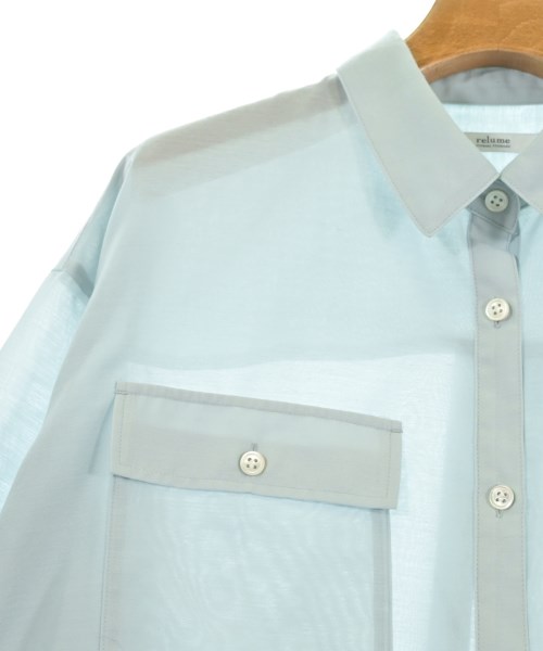 JOURNAL STANDARD relume（ジャーナルスタンダードレリューム）カジュアルシャツ 青 サイズ:F レディース/2200632071050