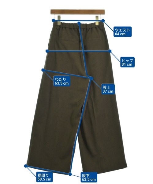 JOURNAL STANDARD relume（ジャーナルスタンダードレリューム）スラックス 茶 サイズ:38(M位) レディース/2200615938059