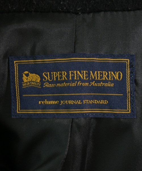 JOURNAL STANDARD relume（ジャーナルスタンダードレリューム）ピーコート 黒 サイズ:38(M位) レディース/2200618715022